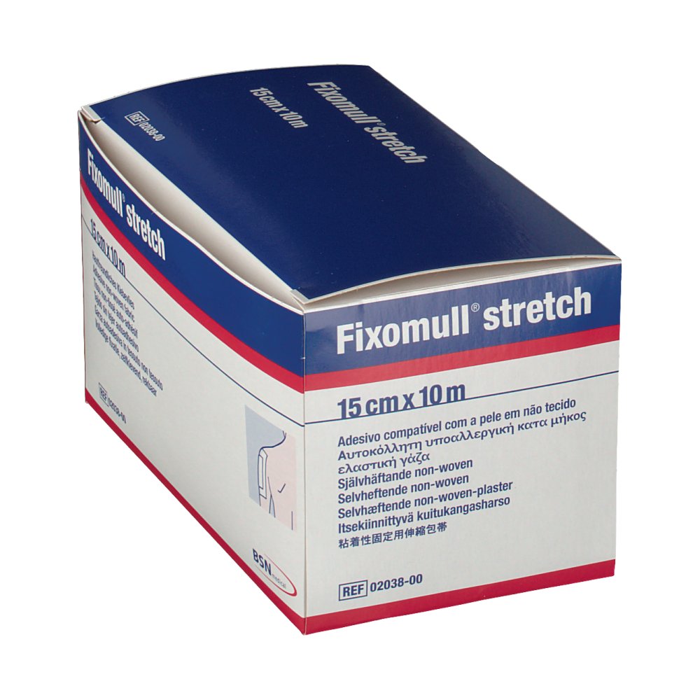 FIXOMULL Stretch 10x15 Cm - Cerotto Adesivo Elastico Per Medicazione | Lunga Durata E Robustezza