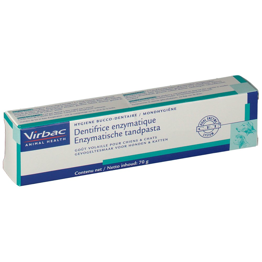 Virbac Enzymatische Zahnpasta mit Geflügelgeschmack für Hunde und Katzen shopapotheke.ch