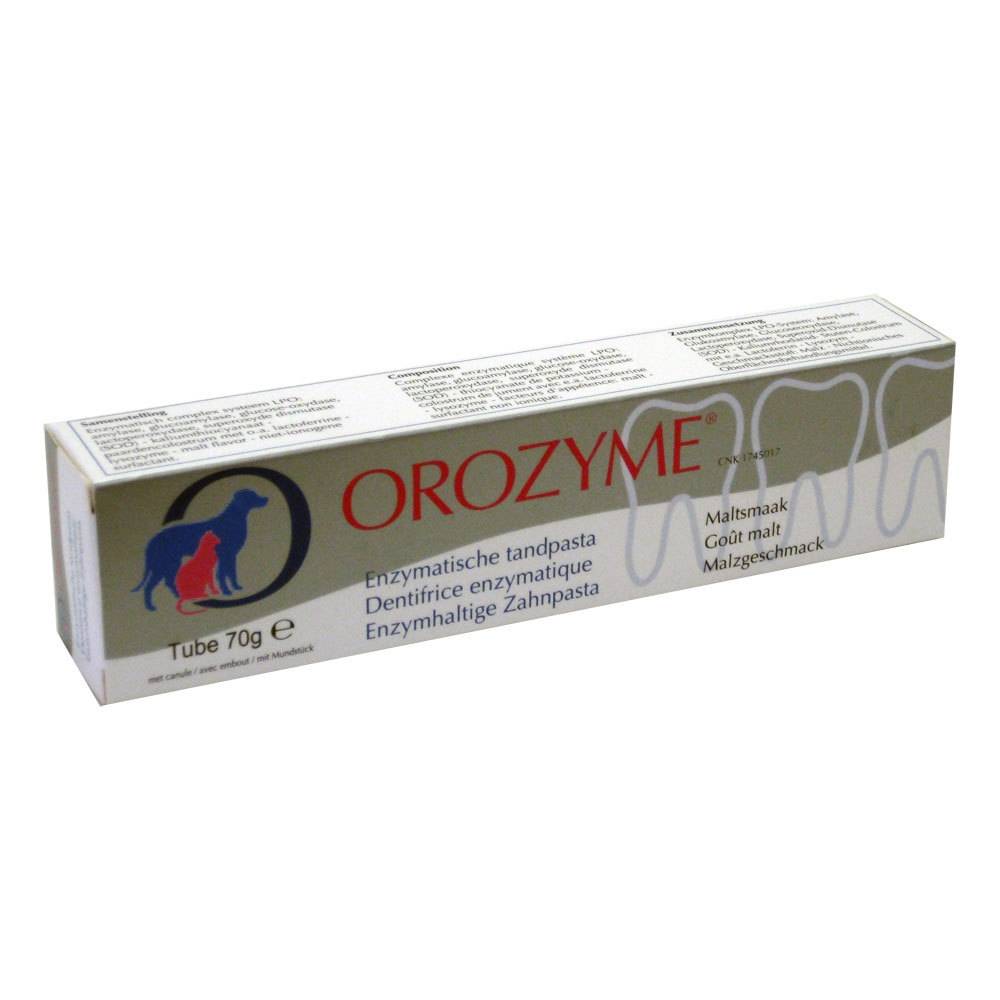OROZYME® Enzymhaltige Zahnpasta mit Malzgeschmack für Hunde und Katzen