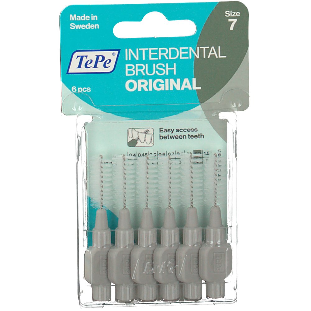TePe® Interdental Brush 1,3 mm grau original shopapotheke.ch