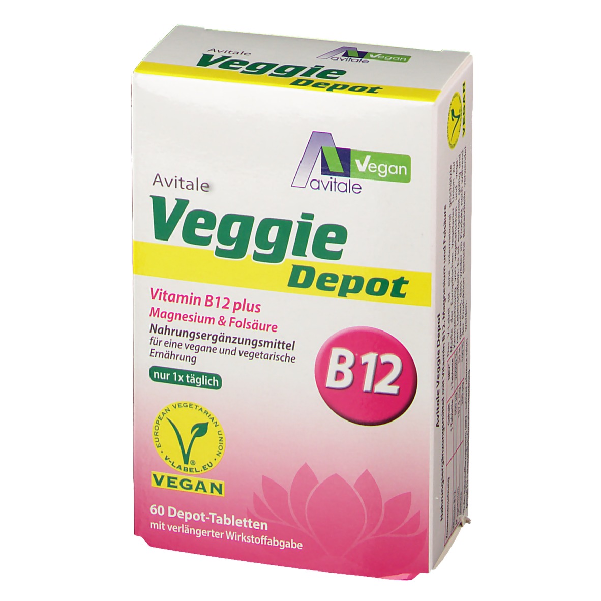 VEGGIE Depot Vitamin B12+Magnesium+Folsäure Tabl. shopapotheke.ch